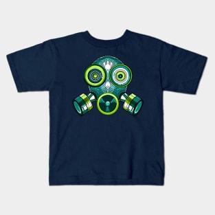 Green Tech Gas mask Quarantine T-Shirt Kids T-Shirt